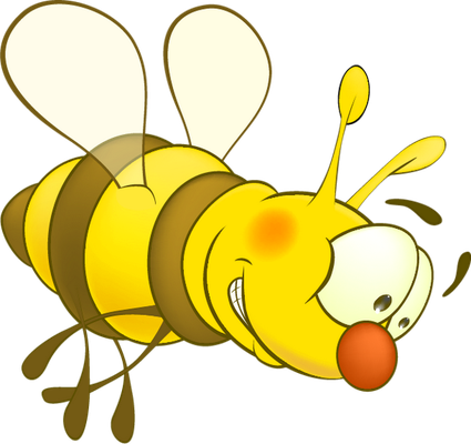 abeille - insecte - animaux - smiley émoticône émoji cartoon clipart illustration - artémotic