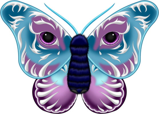 papillon - insecte - animaux - smiley émoticône émoji cartoon clipart illustration - artémotic