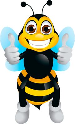 abeille - insecte - animaux - smiley émoticône émoji cartoon clipart illustration - artémotic