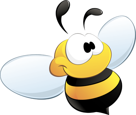 abeille - insecte - animaux - smiley émoticône émoji cartoon clipart illustration - artémotic