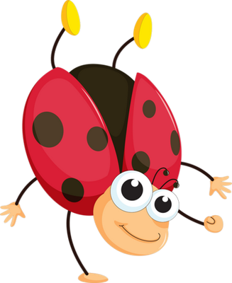 coccinelle - insecte - animaux - smiley émoticône émoji cartoon clipart illustration - artémotic