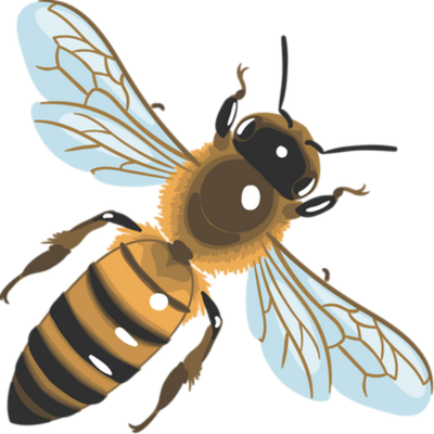 guêpe - insecte - animaux - smiley émoticône émoji cartoon clipart illustration - artémotic