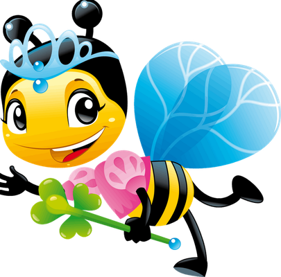 abeille - insecte - animaux - smiley émoticône émoji cartoon clipart illustration - artémotic