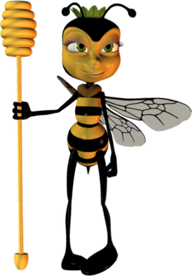 guêpe - insecte - animaux - smiley émoticône émoji cartoon clipart illustration - artémotic