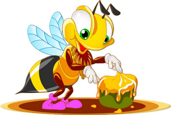 abeille - insecte - animaux - smiley émoticône émoji cartoon clipart illustration - artémotic