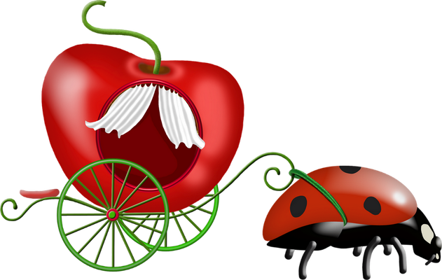 coccinelle - insecte - animaux - smiley émoticône émoji cartoon clipart illustration - artémotic