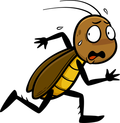 cafard - insecte - animaux - smiley émoticône émoji cartoon clipart illustration - artémotic