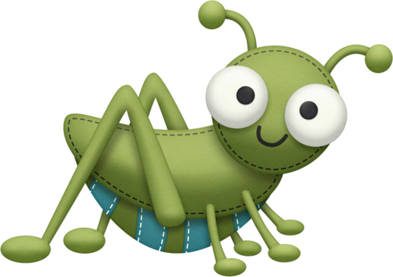 sauterelle - insecte - animaux - smiley émoticône émoji cartoon clipart illustration - artémotic