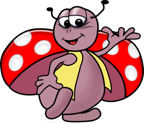 coccinelle - insecte - animaux - smiley émoticône émoji cartoon clipart illustration - artémotic