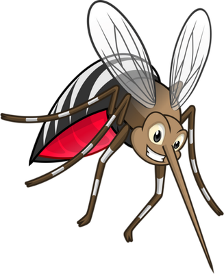 moustique - insecte - animaux - smiley émoticône émoji cartoon clipart illustration - artémotic