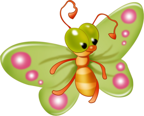 papillon - insecte - animaux - smiley émoticône émoji cartoon clipart illustration - artémotic