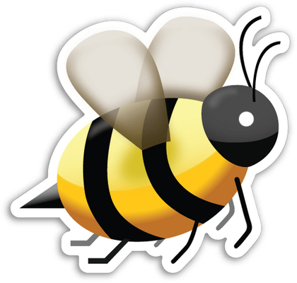 abeille - insecte - animaux - smiley émoticône émoji cartoon clipart illustration - artémotic
