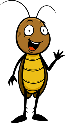 cafard - insecte - animaux - smiley émoticône émoji cartoon clipart illustration - artémotic