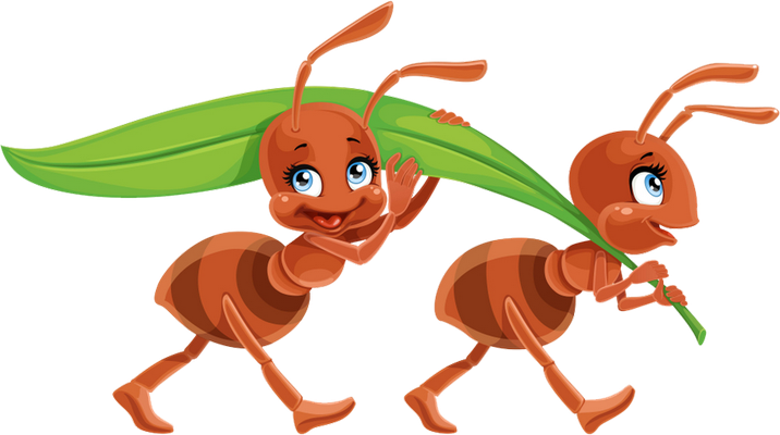 fourmi - insecte - animaux - smiley émoticône émoji cartoon clipart illustration - artémotic