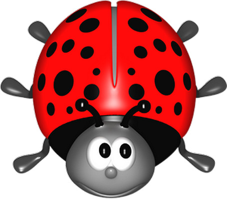 coccinelle - insecte - animaux - smiley émoticône émoji cartoon clipart illustration - artémotic