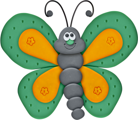 papillon - insecte - animaux - smiley émoticône émoji cartoon clipart illustration - artémotic
