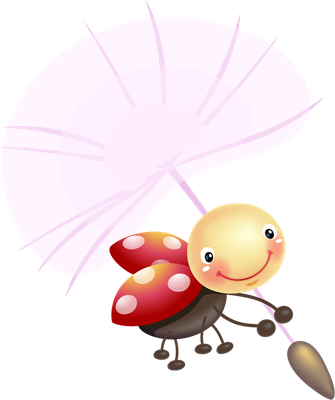 coccinelle - insecte - animaux - smiley émoticône émoji cartoon clipart illustration - artémotic