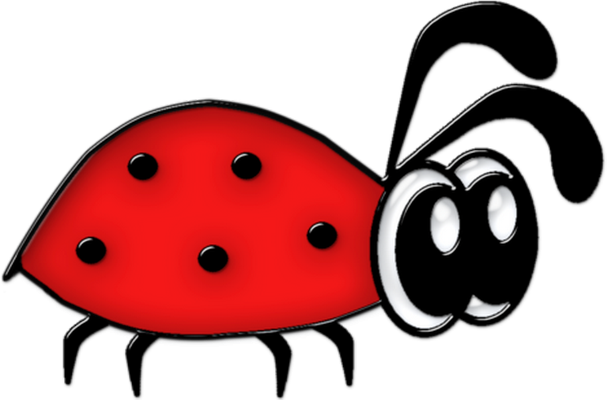 coccinelle - insecte - animaux - smiley émoticône émoji cartoon clipart illustration - artémotic