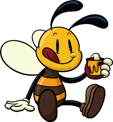 abeille - insecte - animaux - smiley émoticône émoji cartoon clipart illustration - artémotic