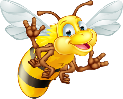abeille - insecte - animaux - smiley émoticône émoji cartoon clipart illustration - artémotic