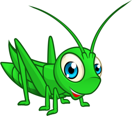 sauterelle - insecte - animaux - smiley émoticône émoji cartoon clipart illustration - artémotic