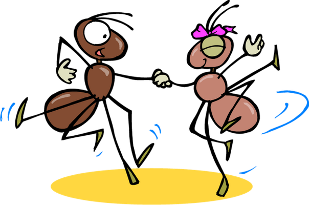 fourmi - insecte - animaux - smiley émoticône émoji cartoon clipart illustration - artémotic