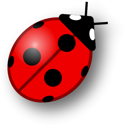 coccinelle - insecte - animaux - smiley émoticône émoji cartoon clipart illustration - artémotic