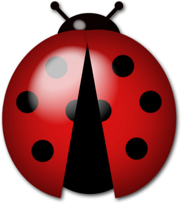 coccinelle - insecte - animaux - smiley émoticône émoji cartoon clipart illustration - artémotic
