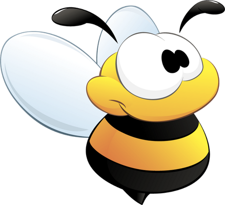 abeille - insecte - animaux - smiley émoticône émoji cartoon clipart illustration - artémotic