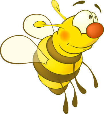 abeille - insecte - animaux - smiley émoticône émoji cartoon clipart illustration - artémotic