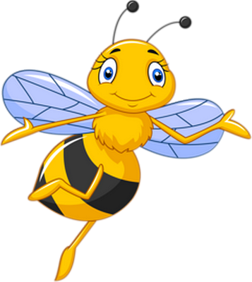 abeille - insecte - animaux - smiley émoticône émoji cartoon clipart illustration - artémotic