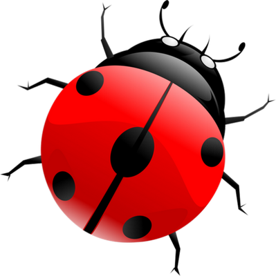 coccinelle - insecte - animaux - smiley émoticône émoji cartoon clipart illustration - artémotic