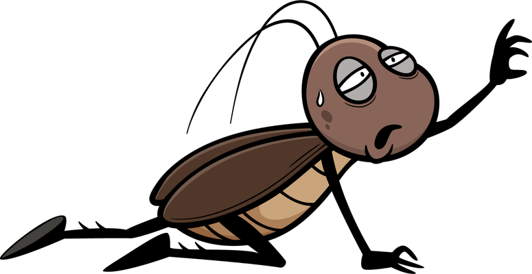 cafard - insecte - animaux - smiley émoticône émoji cartoon clipart illustration - artémotic