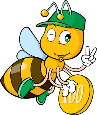 abeille - insecte - animaux - smiley émoticône émoji cartoon clipart illustration - artémotic