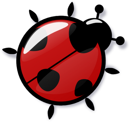 coccinelle - insecte - animaux - smiley émoticône émoji cartoon clipart illustration - artémotic