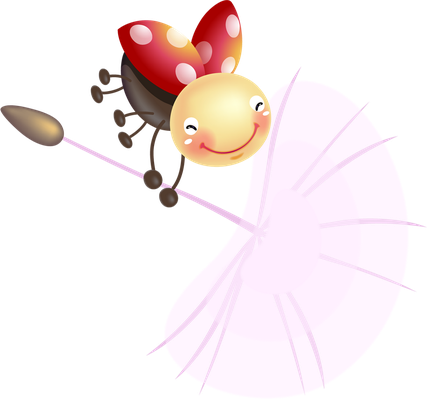 coccinelle - insecte - animaux - smiley émoticône émoji cartoon clipart illustration - artémotic