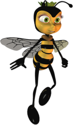 guêpe - insecte - animaux - smiley émoticône émoji cartoon clipart illustration - artémotic