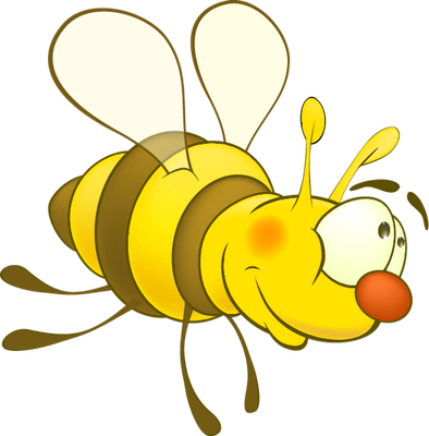 abeille - insecte - animaux - smiley émoticône émoji cartoon clipart illustration - artémotic