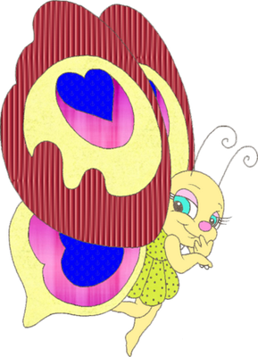 papillon - insecte - animaux - smiley émoticône émoji cartoon clipart illustration - artémotic