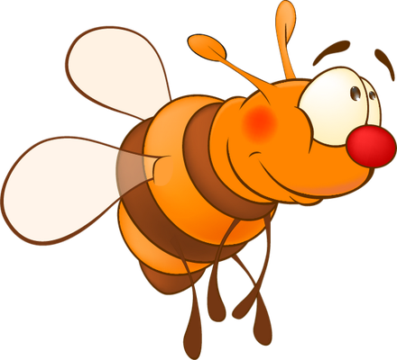 abeille - insecte - animaux - smiley émoticône émoji cartoon clipart illustration - artémotic