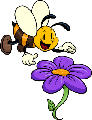 abeille - insecte - animaux - smiley émoticône émoji cartoon clipart illustration - artémotic
