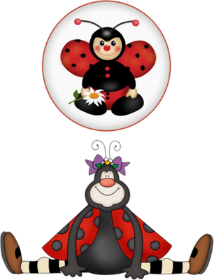 coccinelle - insecte - animaux - smiley émoticône émoji cartoon clipart illustration - artémotic
