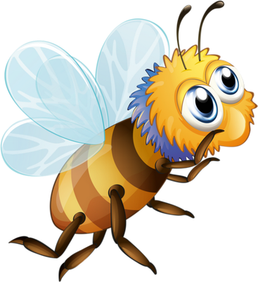 abeille - insecte - animaux - smiley émoticône émoji cartoon clipart illustration - artémotic