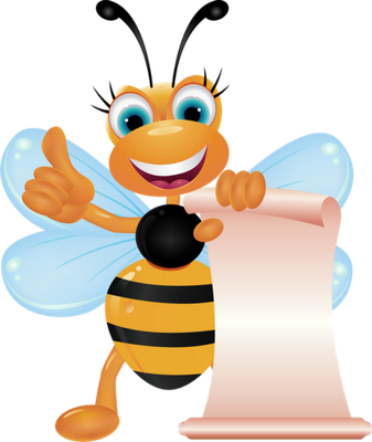 abeille - insecte - animaux - smiley émoticône émoji cartoon clipart illustration - artémotic