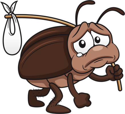 cafard - insecte - animaux - smiley émoticône émoji cartoon clipart illustration - artémotic