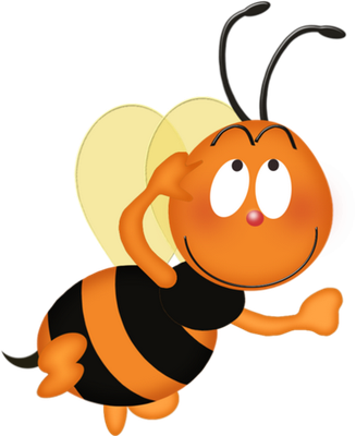 abeille - insecte - animaux - smiley émoticône émoji cartoon clipart illustration - artémotic