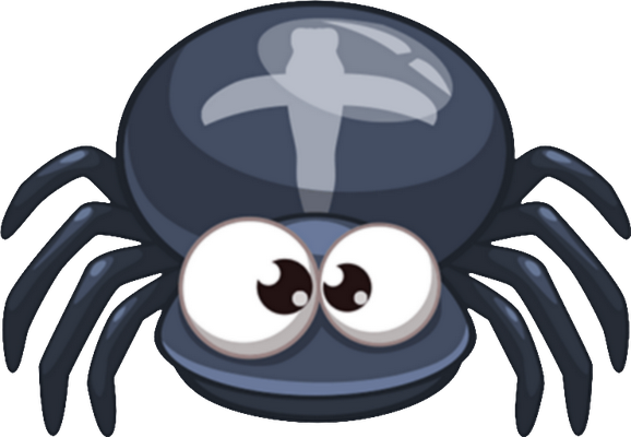 araignée - insecte - animaux - smiley émoticône émoji cartoon clipart illustration - artémotic