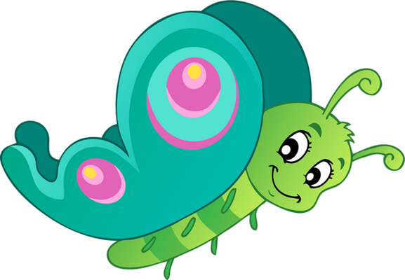 papillon - insecte - animaux - smiley émoticône émoji cartoon clipart illustration - artémotic