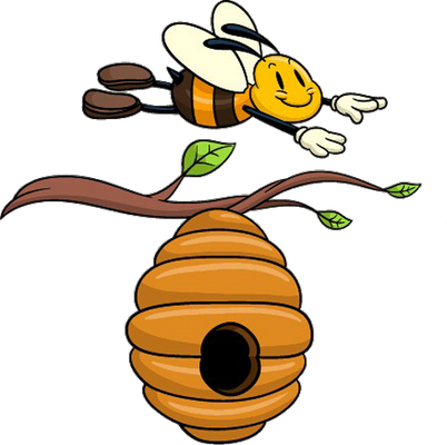 abeille - insecte - animaux - smiley émoticône émoji cartoon clipart illustration - artémotic