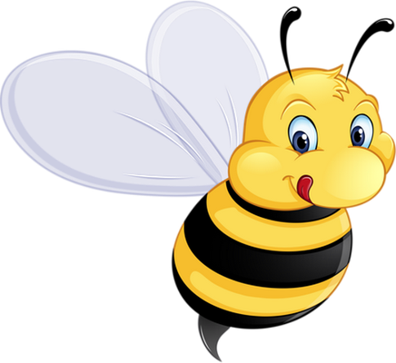 abeille - insecte - animaux - smiley émoticône émoji cartoon clipart illustration - artémotic